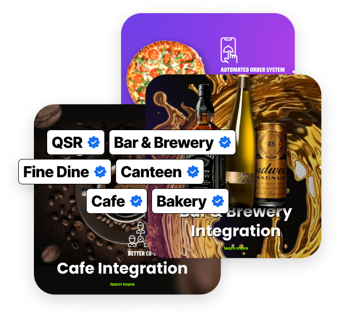 LivingMenu for QSR, bar and brewery, fine dine, canteen, café and bakery